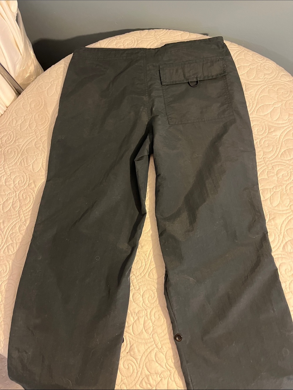 Convertible Black Track Joggers with Cargo Pockets - Picture 3 of 10